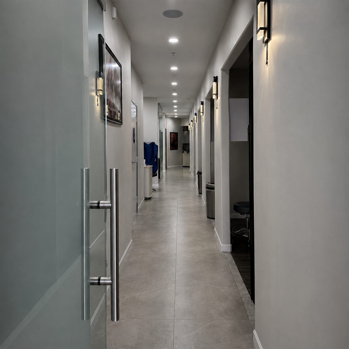 Anthem Dental Menifee hallway leading to treatment rooms