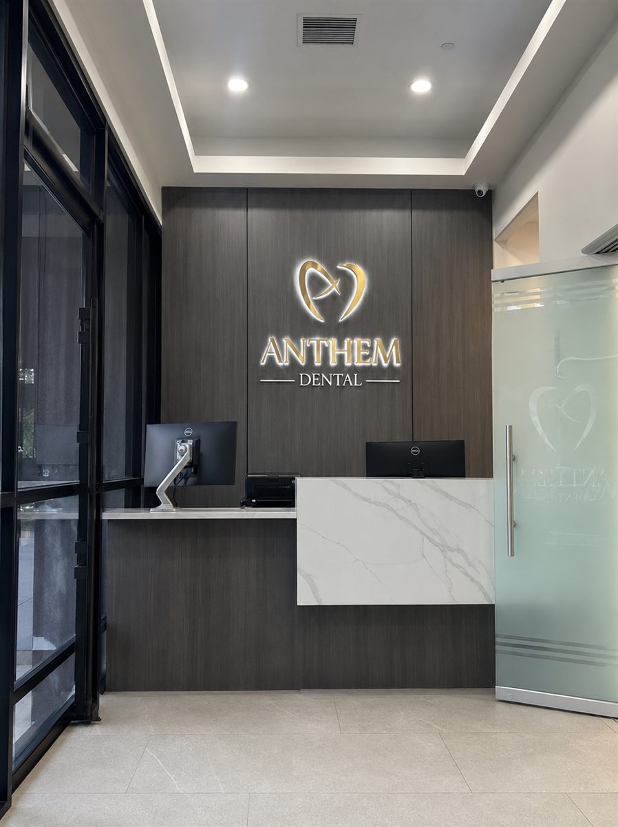 Anthem Dental Menifee front desk and reception area