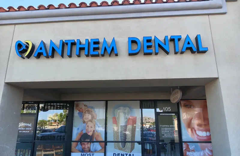 The Anthem Dental Menifee storefront at Menifee Town Center