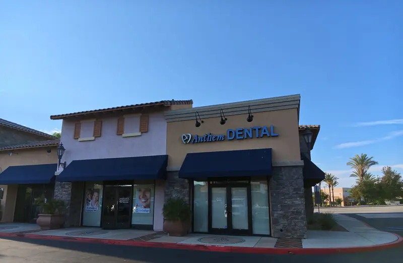 The Anthem Dental Temecula office frontage on Overland Drive